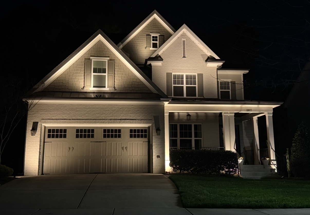 House uplighting detail