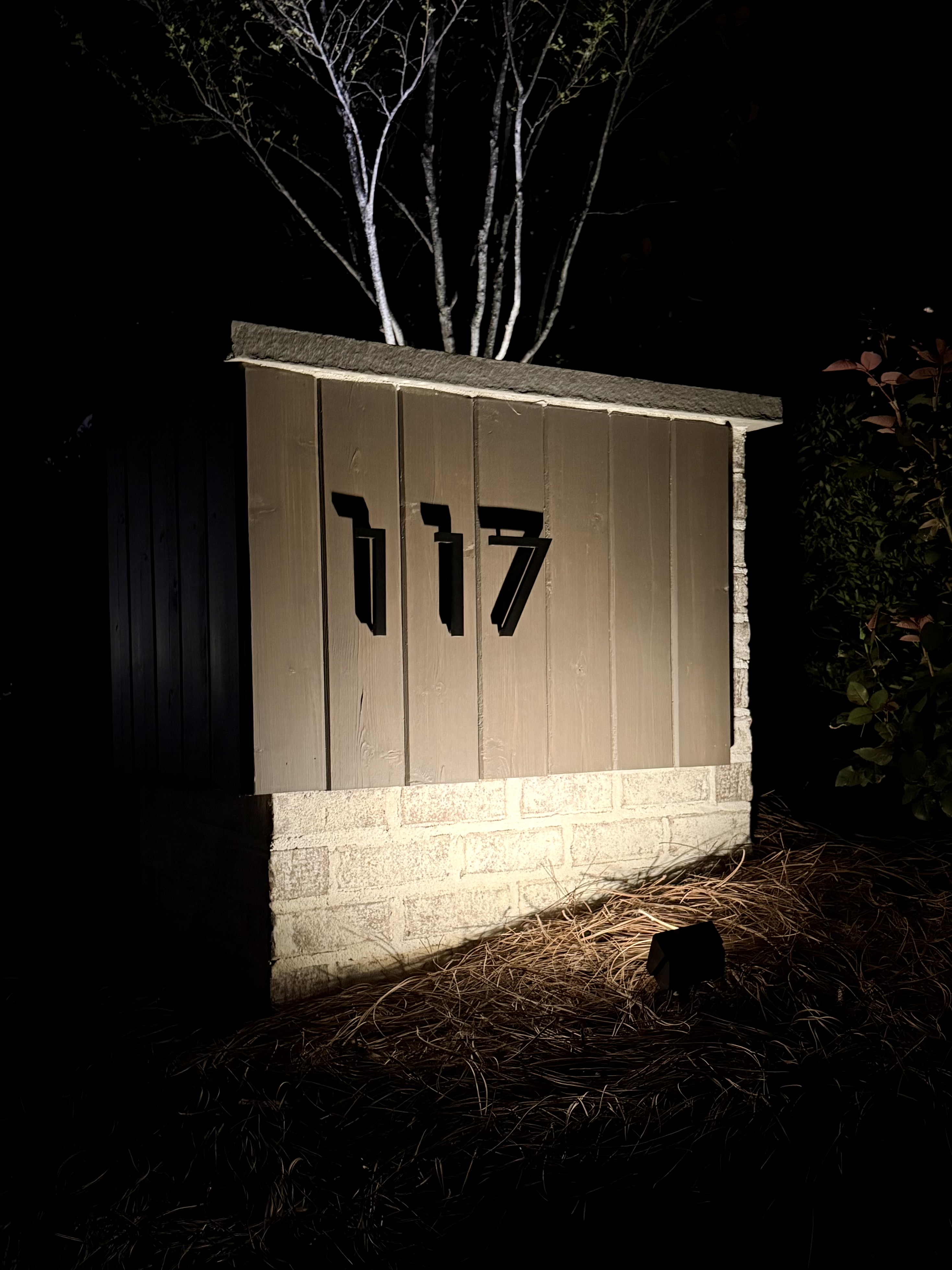 Outdoor lighting repair and enhancement, Raleigh NC